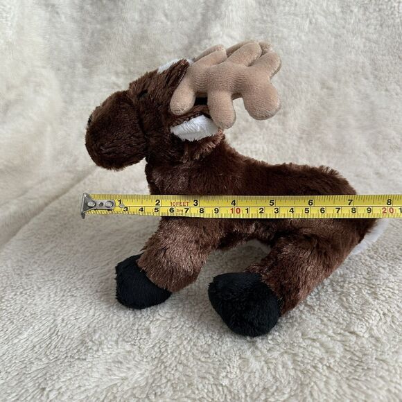 Ganz Webkinz Reindeer Moose Elk Stuffed Plush Animal 9" Brown No Code - Picture 7 of 7
